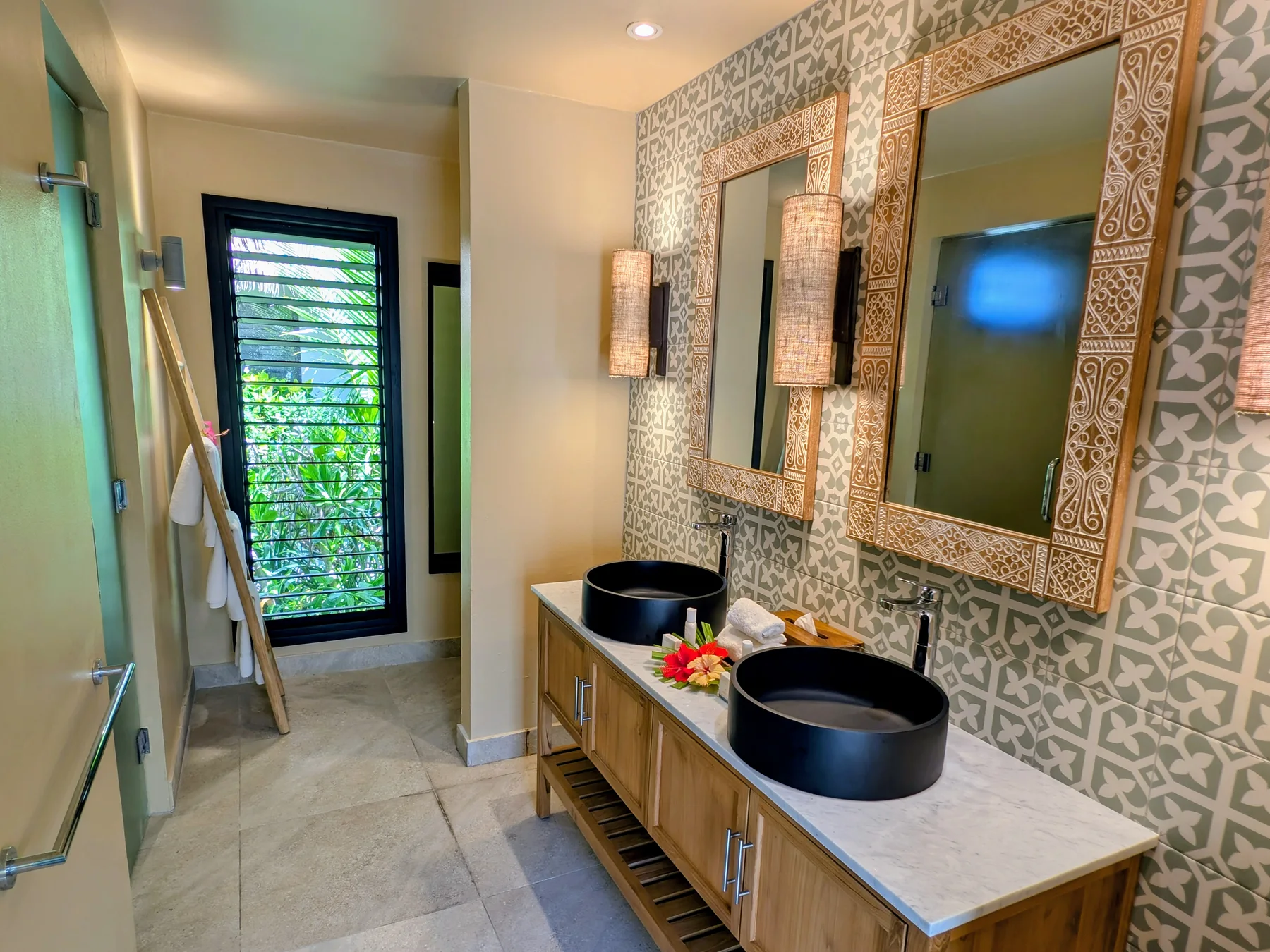 matamanoa island resort fiji beachfront pool villa bathroom
