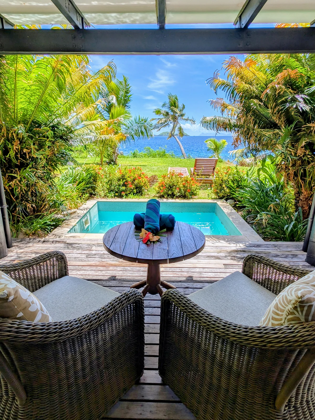 matamanoa island resort fiji beachfront pool villa