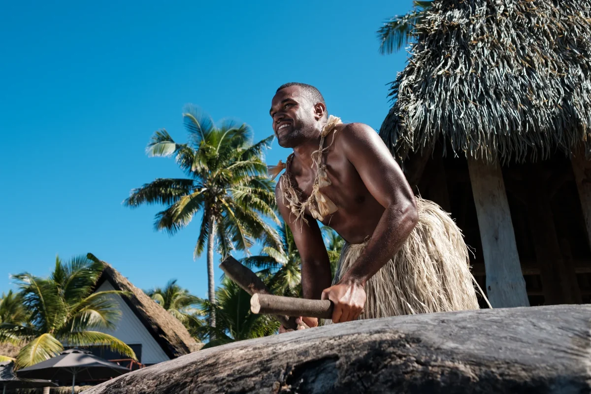 matamanoa island resort fiji lali drum