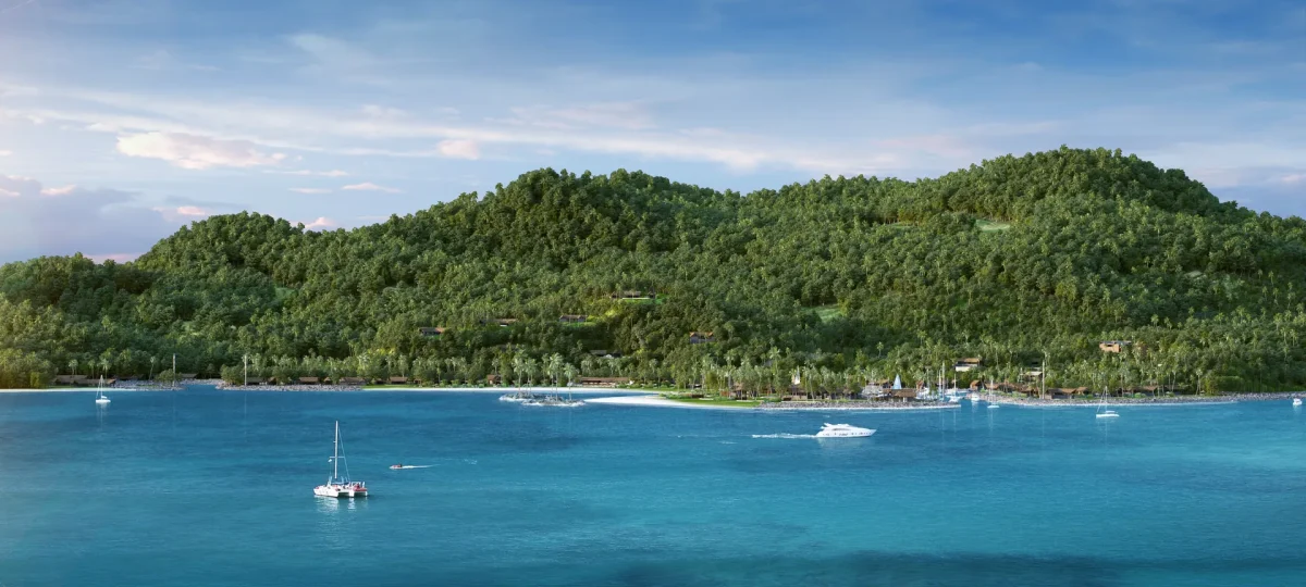 Sailing in Malolo Island bay near Six Senses Fiji
